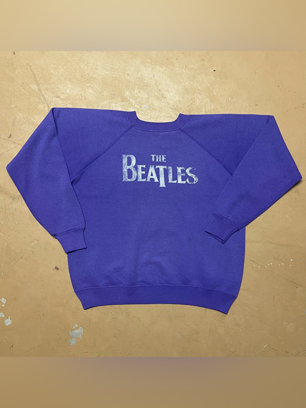 Vintage 80’s The Beatles Sgt Peppers Lonely Hearts Club Band Large Raglan Crew